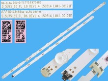 Sada LED podsvícení 1348mm pro LCD TV Samsung 65" s BN96-39667A a BN96-39668A