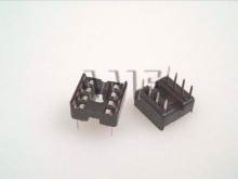 Dvouřadá patice 2x4 pinů DIL 2.54mm
