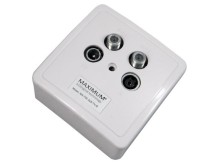 účastnická koncová anténní zásuvka Maximum MX-700 2xSAT/TV/RADIO