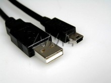 USB kabel typ A na mini USB 5 pin, délka 3 metry