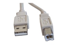 USB 2.0 kabel s konektory typ A a typ B, délka 1,8 m