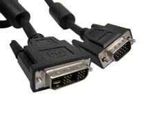 DVI-A na VGA kabel 5 metrů se dvěma ferity