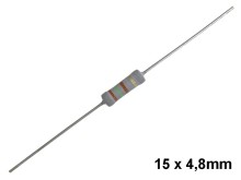 Metaloxidový rezistor 22kΩ 2W RM15mm