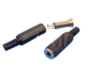 3.5mm stereo konektor JACK samice s vývodkou na kabel