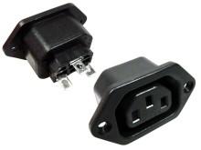 Napájecí konektor IEC 60320 C13 10A 250V AC samice