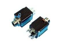 Samice panelová zásuvka JACK 6,3mm stereo s letováním