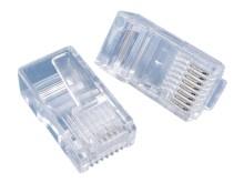 Modulární 8P8C (RJ45) krimpovací konektor pro plochý kabel