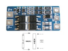Automatická nabíjecí BMS s balancerem pro 2 Li-ion články s max. proudem 10A/20A