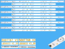 LED podsvitní sada 12 pásků pro Philips 50" LCD panel 500TT67V2 + 500TT68V2