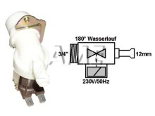 univerzální jednocestný napouštěcí ventil přímý 180°