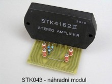 Náhradní modul STK041 / STK043 s výkonem 2x20W
