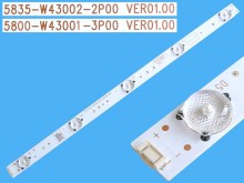 LED podsvícení 385mm s 5 LED diodami pro LCD panel 43"