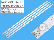 Sada LED podsvícení 815mm pro LCD TV 40" LED40D12-03, 4 pásky