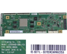 T-CON modul LCD pro OLED TV 65" LE650AQD-EMA1-Y31 / 6870C-0802A / 6871L-6078D