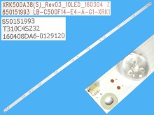 LED podsvětlení 990 mm s 10 LED diodami pro LCD TV