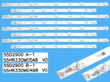 Sada LED podsvitu pro Thomson 55" LCD panel TOT-55D2900 s 8 pásky