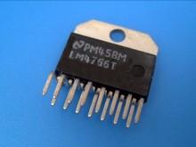 Dvojitý NF zesilovač LM4766T 40W MULTIWATT15