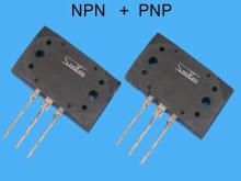 Komplementární pár tranzistorů 2SC2922 a 2SA1216 pro NF zesilovače