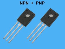 Komplementární pár výkonových NF tranzistorů TTC011B + TTA006B Toshiba