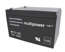 Olověný akumulátor 12 V 12 Ah MP12-12B