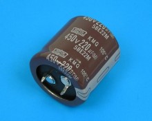 Elektrolytický kondenzátor 220uF 450V 105°C Nippon KMQ