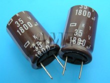 Elektrolytický kondenzátor 1800uF 35V 105°C Nippon KY