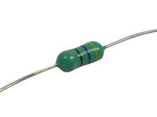 Tlumivka axiální 470uH, 3,2 Ω, průměr 3,3 mm, délka 9 mm