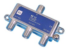 SAT anténní rozbočovač 3 výstupy s průchozím DC napájením ITS RF13