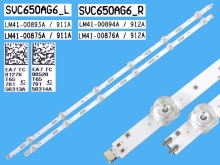 Sada LED podsvícení 65" Samsung 1304mm - BN96-50313A + BN96-50314A