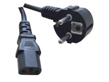 Napájecí síťový kabel pro PC 2,5 m třížilový kulatý