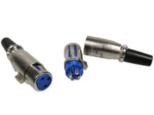 3pinový XLR kabelový samičí konektor