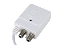 Napaječ anténní 12V/200mA ITS FA 12 mini s F konektory pro zesilovače a výhybky