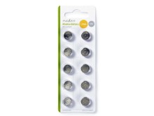 Alkalické knoflíkové baterie LR44 Nedis V13GA 10ks