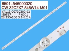 LED podsvětlení 545 mm s 7 LED pro LCD panel 32"