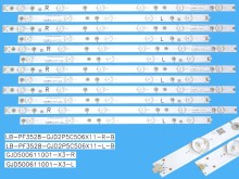 LED podsvitní sada pro Sharp 50" LCD TV s 12 pásky DLED TOTAL ARRAY