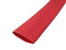 Červená smršťovací bužírka 19 mm na 9,5 mm, délka 1 m