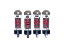 Párovaná čtveřice výkonových elektronek EL34 MQ pro NF zesilovače
