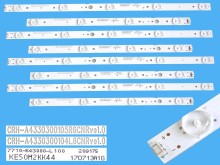 Sada LED podsvícení pro LG 43UJ s 8 pásky DLED TOTAL ARRAY