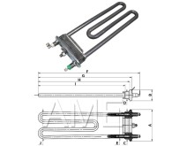 Topné těleso do pračky 1700W 230V C00086357