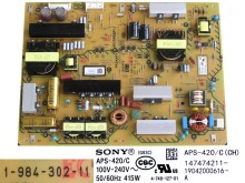 Napájecí zdrojová deska LCD modulu APS-420/C pro Sony 65" TV