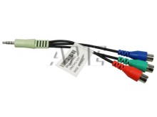 Komponentní kabel 4 pin jack na 3x CINCH pro LED TV Samsung BN39-01154C