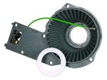 Horní tělo motoru s uhlíkovým držákem pro převod robotu Bosch Siemens MUM4XXXX 00498284
