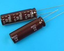 Elektrolytický kondenzátor 1000uF 50V 105°C Low ESR Nippon KY