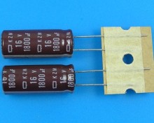 Elektrolytický kondenzátor 1800uF 16V 105°C low ESR Nippon KZM