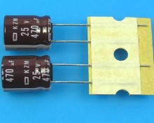 Elektrolytický kondenzátor 470uF 25V 105°C Nippon KZM low ESR