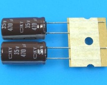 Elektrolytický kondenzátor 470uF 35V 105°C s nízkým ESR a dlouhou životností