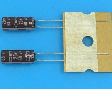 Elektrolytický kondenzátor 68uF 25V 105°C Low ESR Nippon KYA