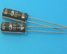 Elektrolytický kondenzátor 1uF 100V 105°C Samwha RD