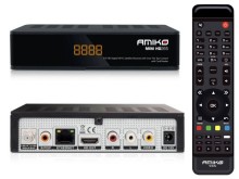 Satelitní přijímač Amiko Mini HD265 s HEVC a čtečkou karet