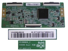 T-CON LCD modul 43UHD Duai RGB 47-6021275 / HV430QUBH10 T-con board